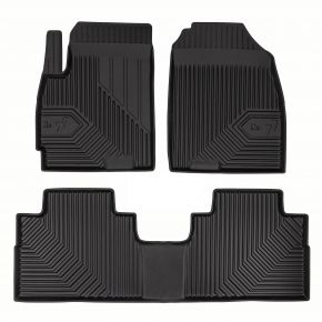 Alfombrillas de goma 3D No.77 para Jetour X70 Plus después del restyling desde 2024 (3 piezas)
