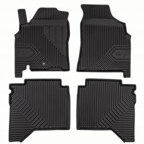 Alfombrillas de goma 3D No.77 para JAC T9 pickup, AWD desde 2024 (3 piezas)