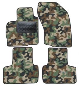 Alfombras textiles de camuflaje para Mitsubishi Outland 02-10/C-CROSS PEUG 4007 ASX