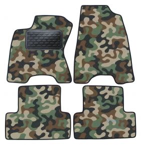Alfombras textiles de camuflaje para Nissan X-trail T31 2007-2011