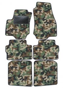 Alfombras textiles de camuflaje para Opel Zafira B 2005-2011 4 piezas