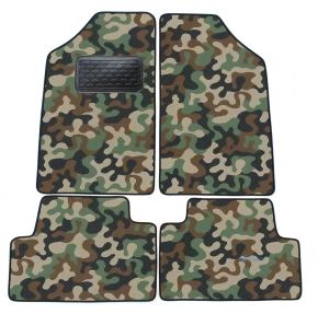 Alfombras textiles de camuflaje para Peugeot 205 GTI