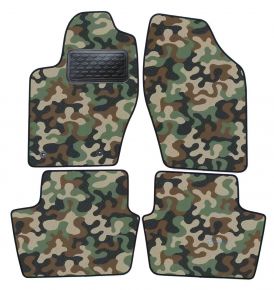 Alfombras textiles de camuflaje para Peugeot 307/ C4 2004-2010