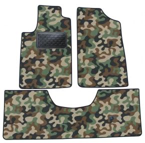 Alfombras textiles de camuflaje para Peugeot 405 1987-1997 4 piezas