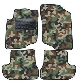 Alfombras textiles de camuflaje para Peugeot 207 CC