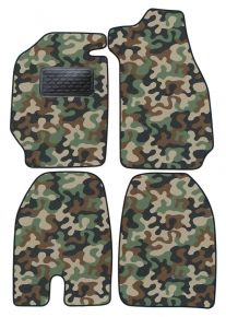 Alfombras textiles de camuflaje para Porsche 911SC Coupe1978-1987 4 piezas