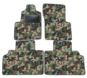 Alfombras textiles de camuflaje para Renault Espace 2000-2003 4 piezas