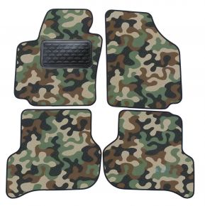 Alfombras textiles de camuflaje para Seat Altea 2004-up 4 piezas