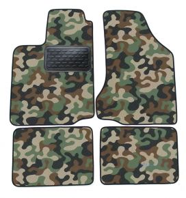 Alfombras textiles de camuflaje para Seat Cordoba 1999-2003 4 piezas