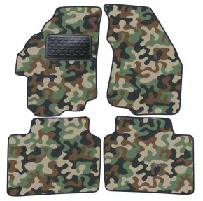 Alfombras textiles de camuflaje para Suzuki Liana 2001-2007 4 piezas