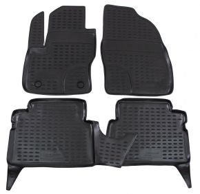 Alfombrillas de goma FORD Focus C-MAX 2003-2010 4 piezas