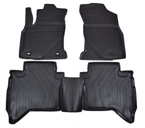 Alfombrillas de goma TOYOTA Hilux 2015-up  4 piezas