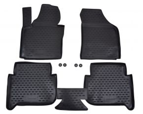 Alfombrillas de goma VW Touran 2006-2014  4 piezas