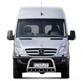 Bullbar delanteros Steeler para MERCEDES SPRINTER 2006-2018 Modelo G