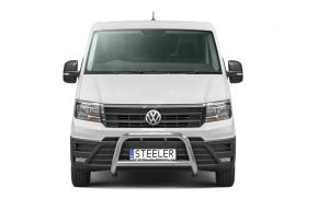 Bullbar delanteros Steeler para VOLKSWAGEN CRAFTER 2017- Modelo A