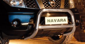Bullbar delanteros Steeler para Nissan Navara 2005-2010 Modelo A