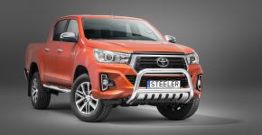 Bullbar delanteros Steeler para TOYOTA HILUX (FACELIFT) 2018-2021 Modelo S