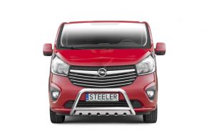 Bullbar delanteros Steeler para OPEL VIVARO 2014-2019 Modelo S