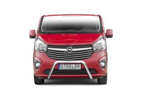 Bullbar delanteros Steeler para OPEL VIVARO 2014-2019 Modelo U