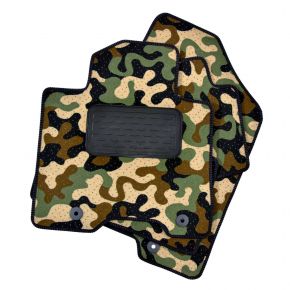 Alfombras textiles de camuflaje para Alfa Romeo 156 1998-2006 4 piezas