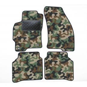 Alfombras textiles de camuflaje para Ford Mondeo 1996-2000 4 piezas