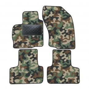 Alfombras textiles de camuflaje para Mitsubishi Outland 02-10/C-CROSS PEUG 4007 ASX