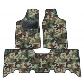 Alfombras textiles de camuflaje para Opel Frontera 1999-2004 4 piezas