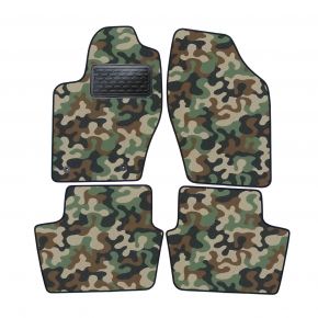 Alfombras textiles de camuflaje para Peugeot 307/ C4 2004-2010