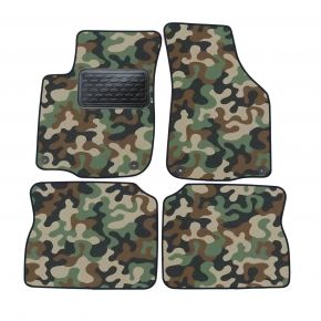 Alfombras textiles de camuflaje para Seat Leon 1 / Toledo II 1995-2004