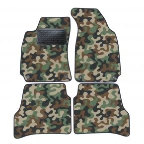 Alfombras textiles de camuflaje para Volkswagen Passat B V 2001-2006 4 piezas