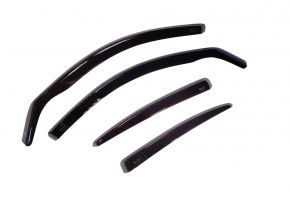 Derivabrisas HEKO para CITROEN AX 10E 1998-, 4 puertas, delanteros y traseros, 4 piezas