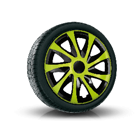 Tapacubos para SEAT 14", DRACO VERDE 4 pzs