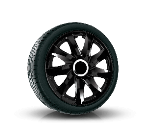 Tapacubos para MAZDA 13", DRIFT NEGRO LACADO 4 pzs