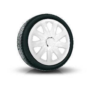 Tapacubos para MAZDA 14", DRIFT BLANCO LACADO 4 pzs