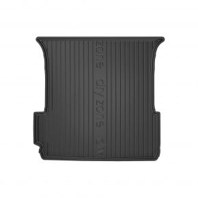 Alfombra de goma del maletero DryZone para Tesla Model X crossover 2015-2021 (6 plazas, 7 plazas, antes del restyling, 3.ª fila de asientos desplegada)
