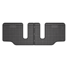 Alfombrillas de goma para Mazda Premacy II minivan, 3.ª fila 2 piezas 2005-2010
