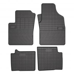 Alfombrillas de goma para Fiat 500 hatchback, hybrid 4 piezas desde 2020