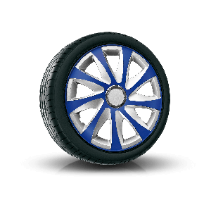 Tapacubos para VOLKSWAGEN 14", DRIFT EXTRA azul-plata  4pzs