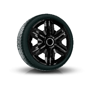 Tapacubos para MERCEDES 14", FAST NEGRO LACADO 4 pzs