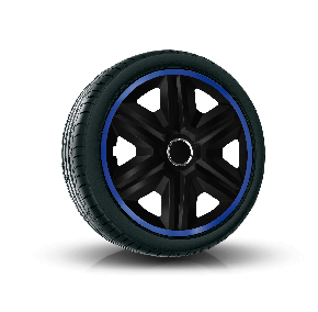Tapacubos para TOYOTA 15", FAST LUX AZUL 4 pzs