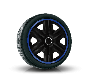 Tapacubos para MAZDA 14", FAST LUX AZUL 4 pzs