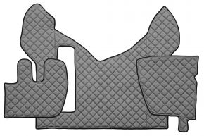 Alfombrillas de ecopiel Q para RENAULT PREMIUM II (01.2005-12.2013) - Gris