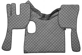 Alfombrillas de ecopiel Q para VOLVO FH 3 (01.2009-12.2012) - manual - Gris