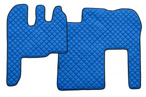 Alfombrillas de ecopiel Q para RENAULT MAGNUM MILLENIUM (01.2002-12.2007) - Azul