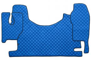 Alfombrillas de ecopiel Q para MERCEDES ACTROS MP 3 (01.2007-12.2010) - túnel alto - Azul