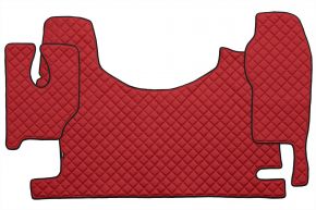 Alfombrillas de ecopiel Q para MERCEDES ACTROS MP 3 (01.2007-12.2010) - túnel alto - Rojo