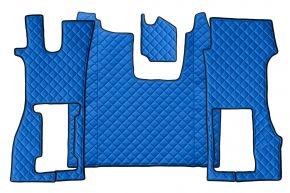 Alfombrillas de ecopiel Q para SCANIA R NEXTGEN (desde 01.2017) - asiento del acompañante neumático - Azul