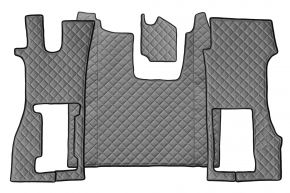 Alfombrillas de ecopiel Q para SCANIA R NEXTGEN (desde 01.2017) - asiento del acompañante neumático - Gris