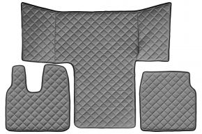 Alfombrillas de ecopiel Q para MAN TGL (01.2013-12.2019) - Gris