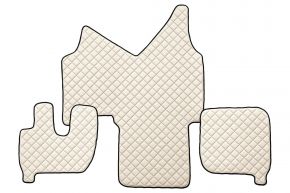 Alfombrillas de ecopiel Q para IVECO STRALIS (01.2002-12.2012) - automático - Beige claro